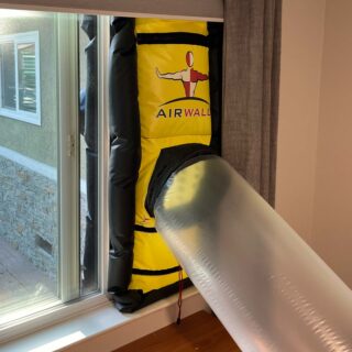 AirWall Xhaust in window in house