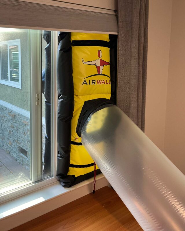 AirWall Xhaust in window in house